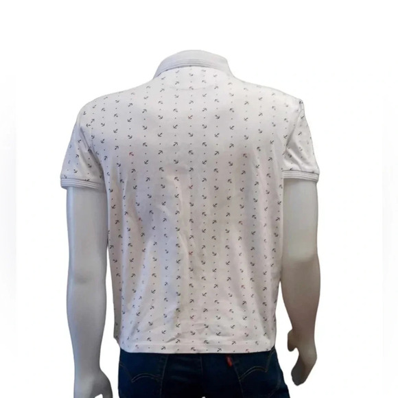Le 31 Anchor Nautical Cotton  Polo Short Sleeve Shirt Size Large - Picture 2 of 13